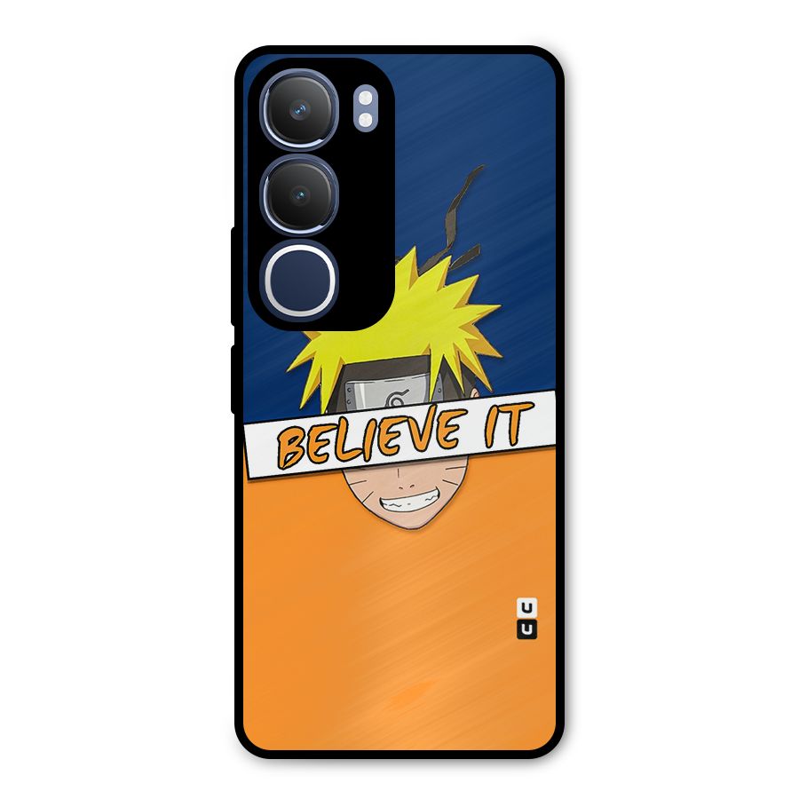 Naruto Believe It Metal Back Case for Vivo Y29
