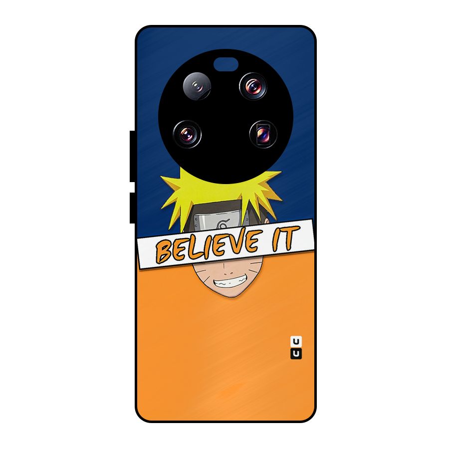 Naruto Believe It Metal Back Case for Xiaomi 13 Ultra