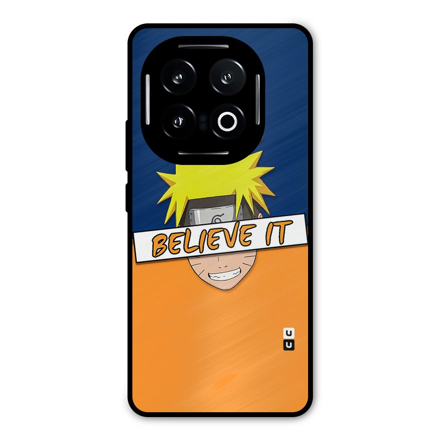 Naruto Believe It Metal Back Case for iQOO 13