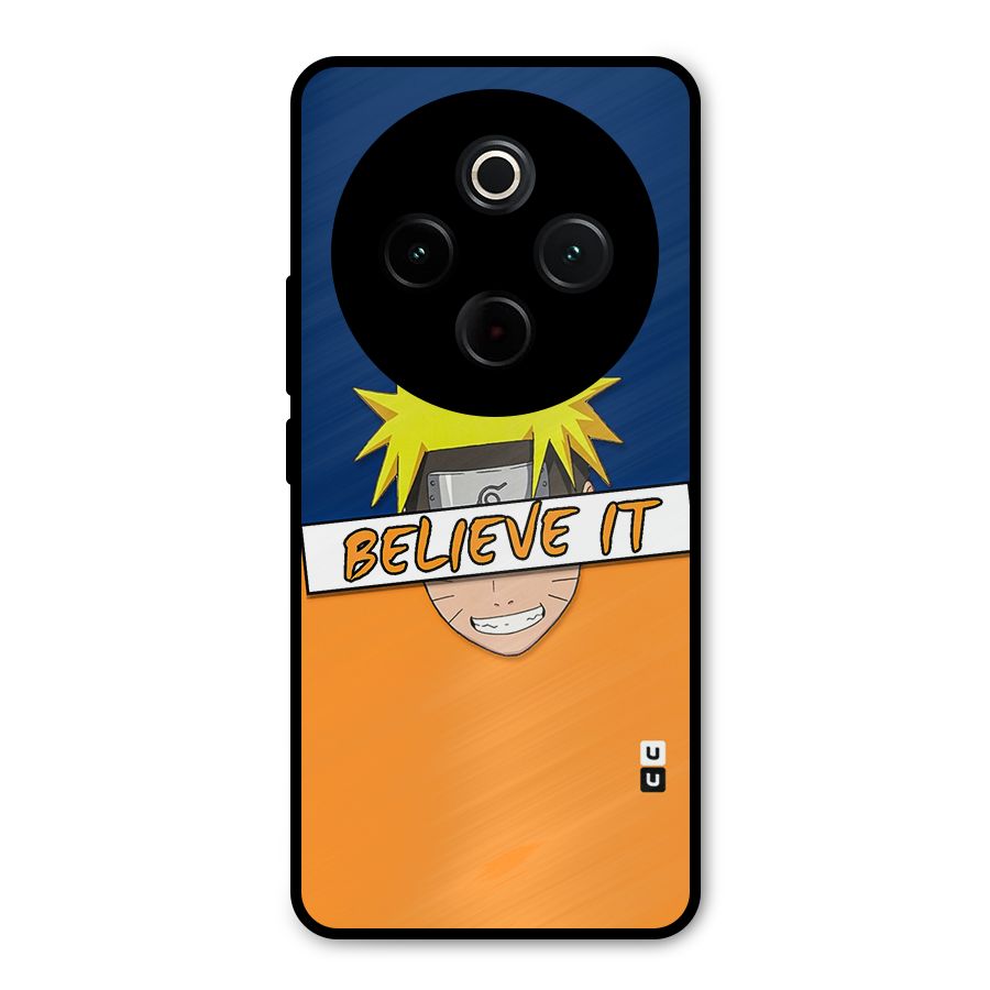 Naruto Believe It Metal Back Case for iQOO Z10