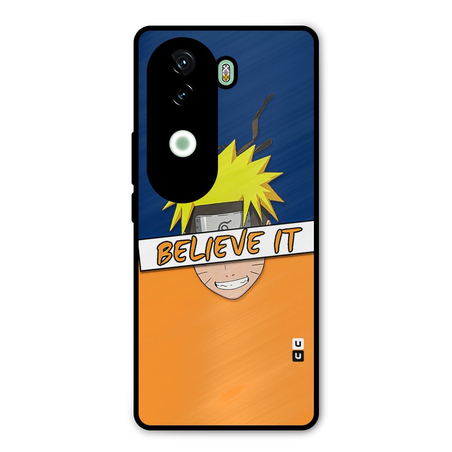 Naruto Believe It Metal Back Case for iQOO Z9s