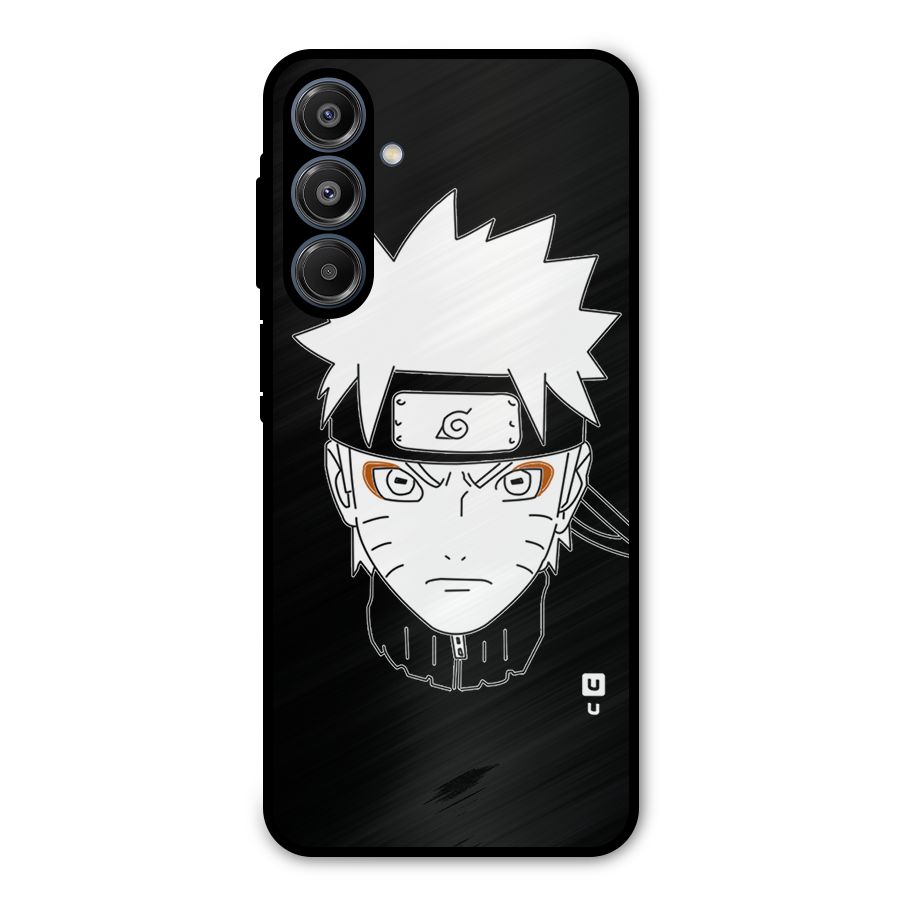 Naruto Black and White Art Metal Back Case for Galaxy A16 5G