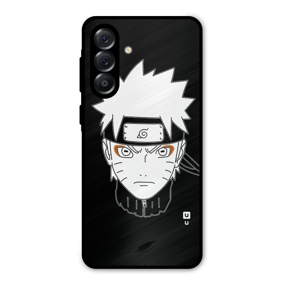 Naruto Black and White Art Metal Back Case for Galaxy A36