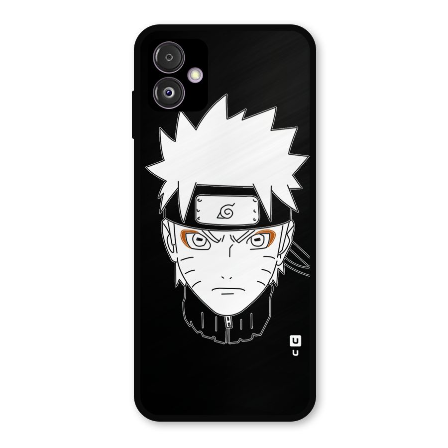 Naruto Black and White Art Metal Back Case for Galaxy F14