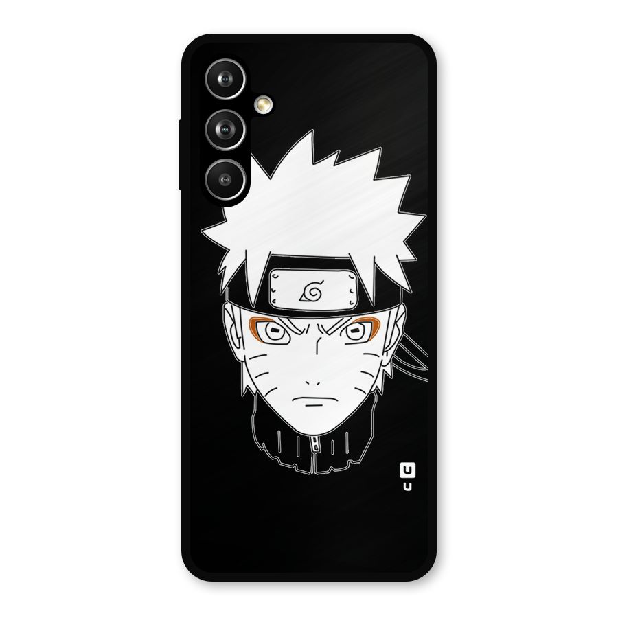 Naruto Black and White Art Metal Back Case for Galaxy F54