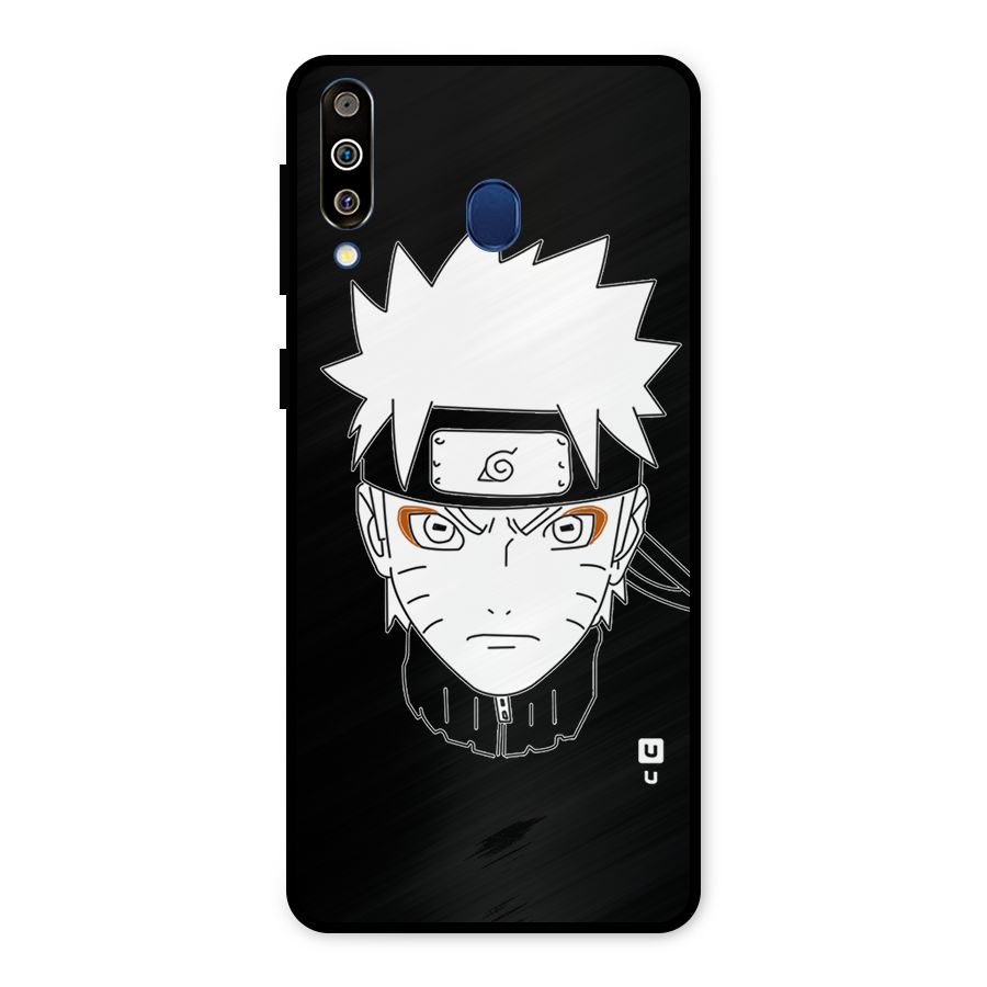Naruto Black and White Art Metal Back Case for Galaxy M30