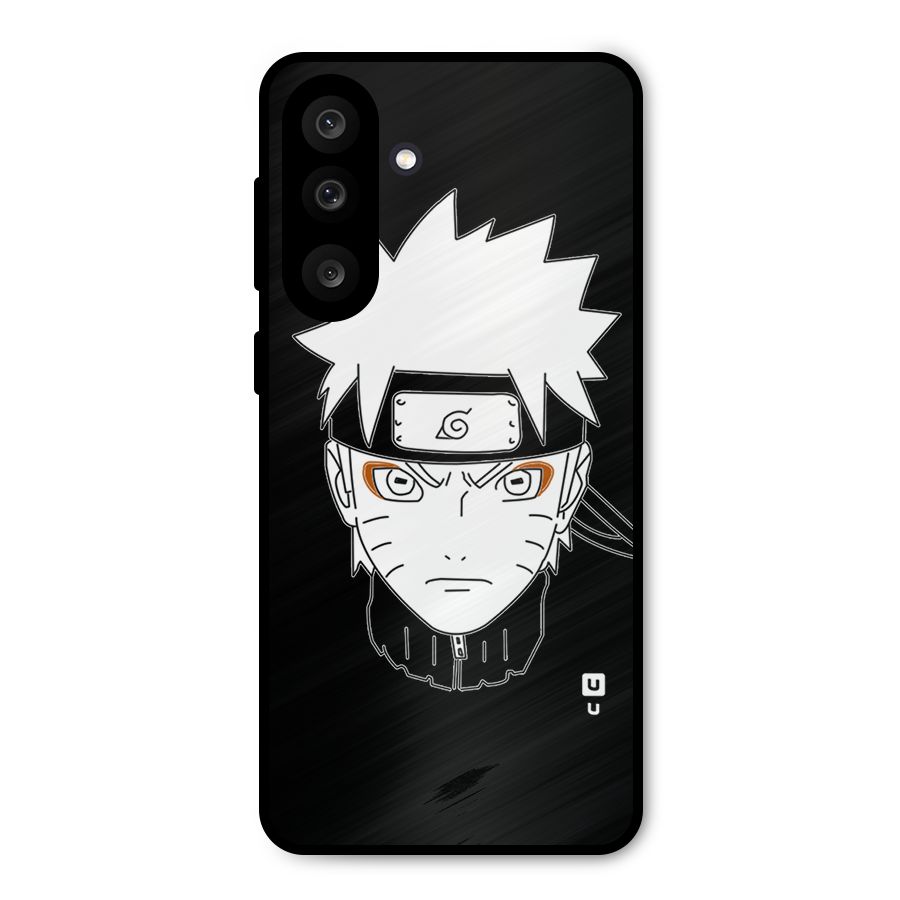 Naruto Black and White Art Metal Back Case for Galaxy M56
