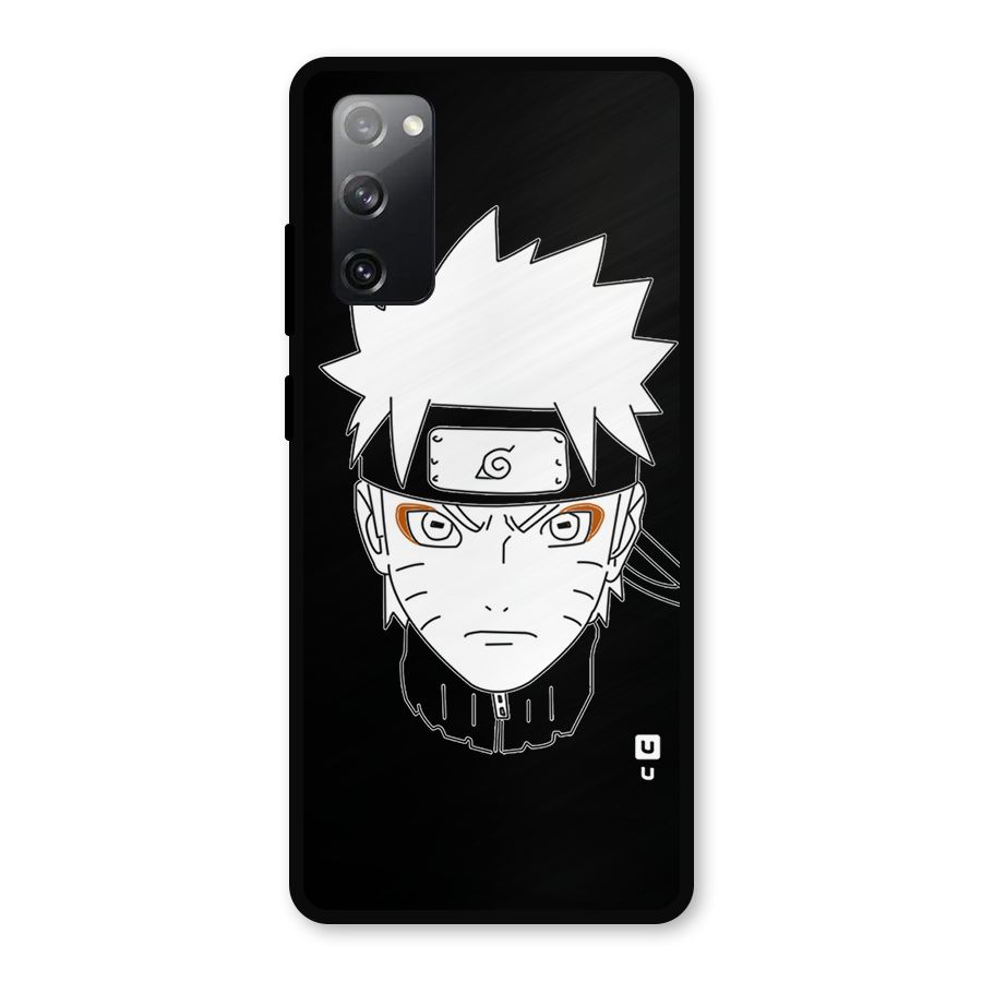 Naruto Black and White Art Metal Back Case for Galaxy S20 FE 5G