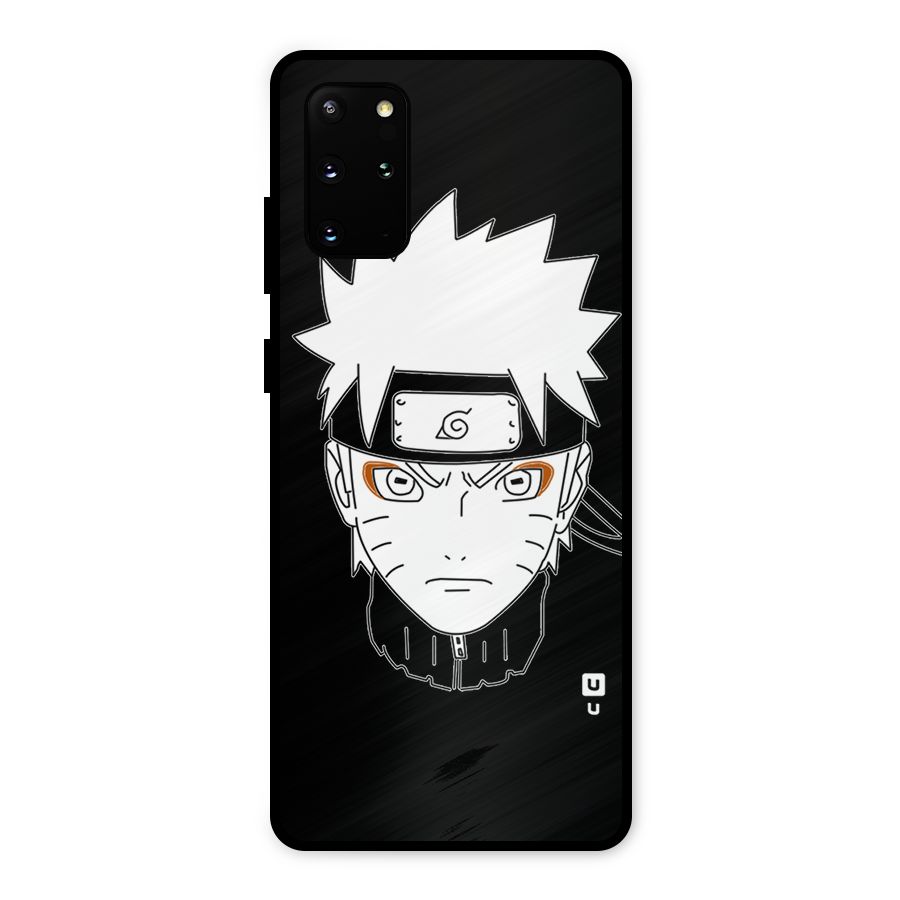 Naruto Black and White Art Metal Back Case for Galaxy S20 Plus