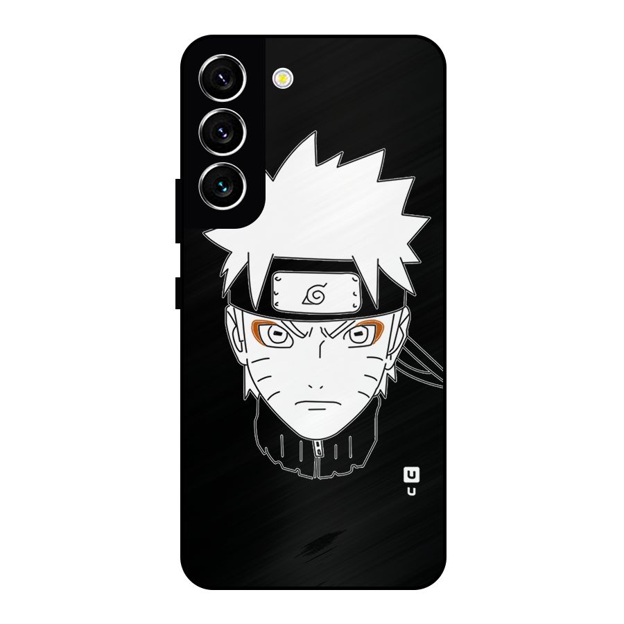 Naruto Black and White Art Metal Back Case for Galaxy S22 5G