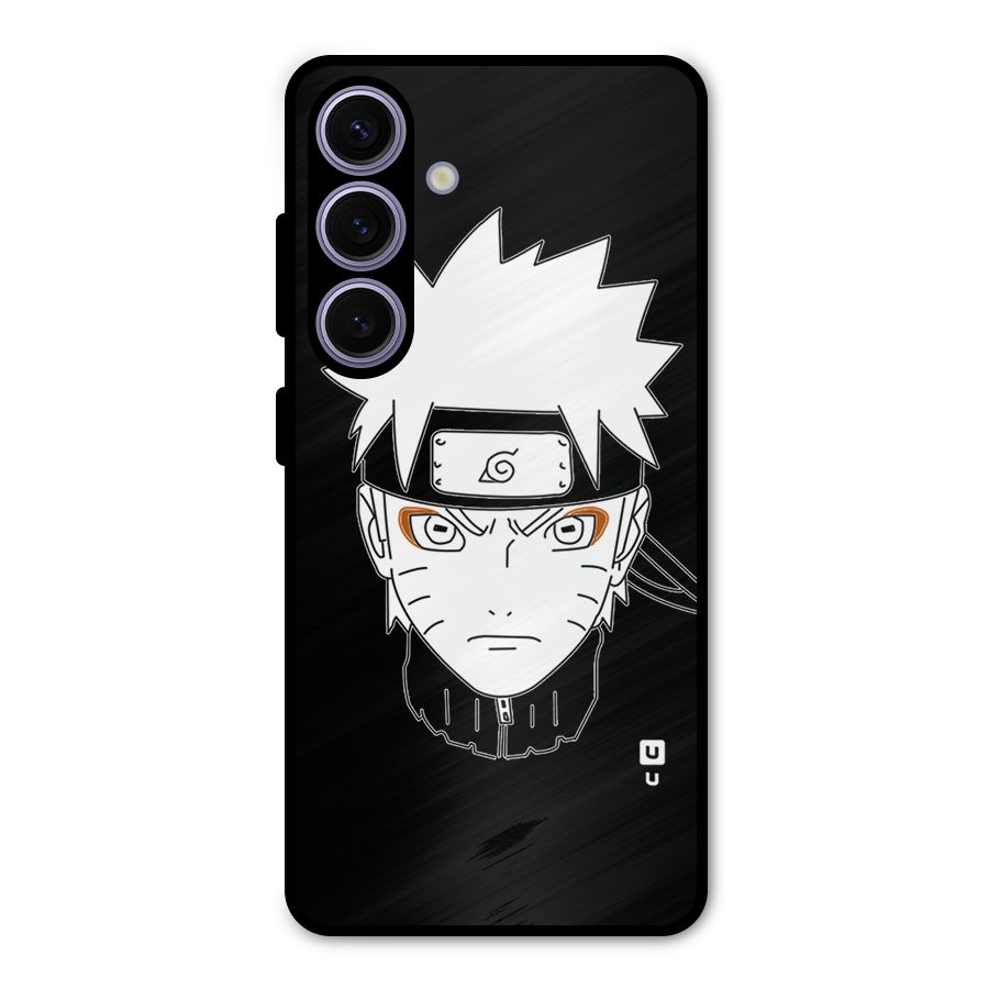 Naruto Black and White Art Metal Back Case for Galaxy S24