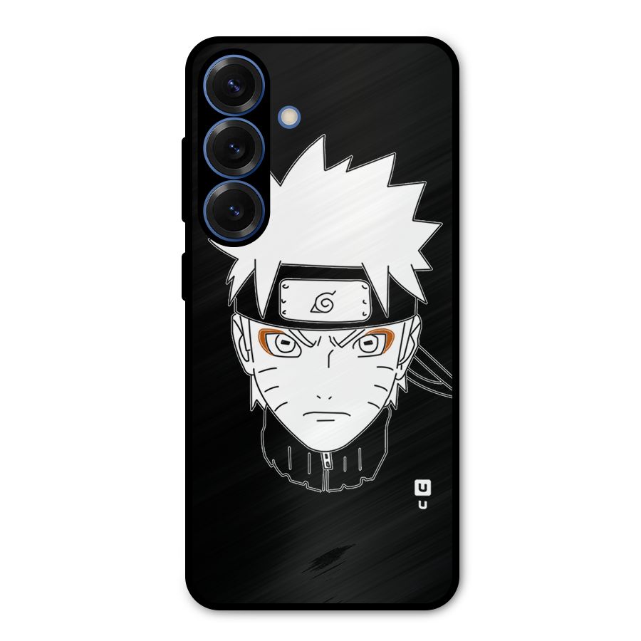 Naruto Black and White Art Metal Back Case for Galaxy S25