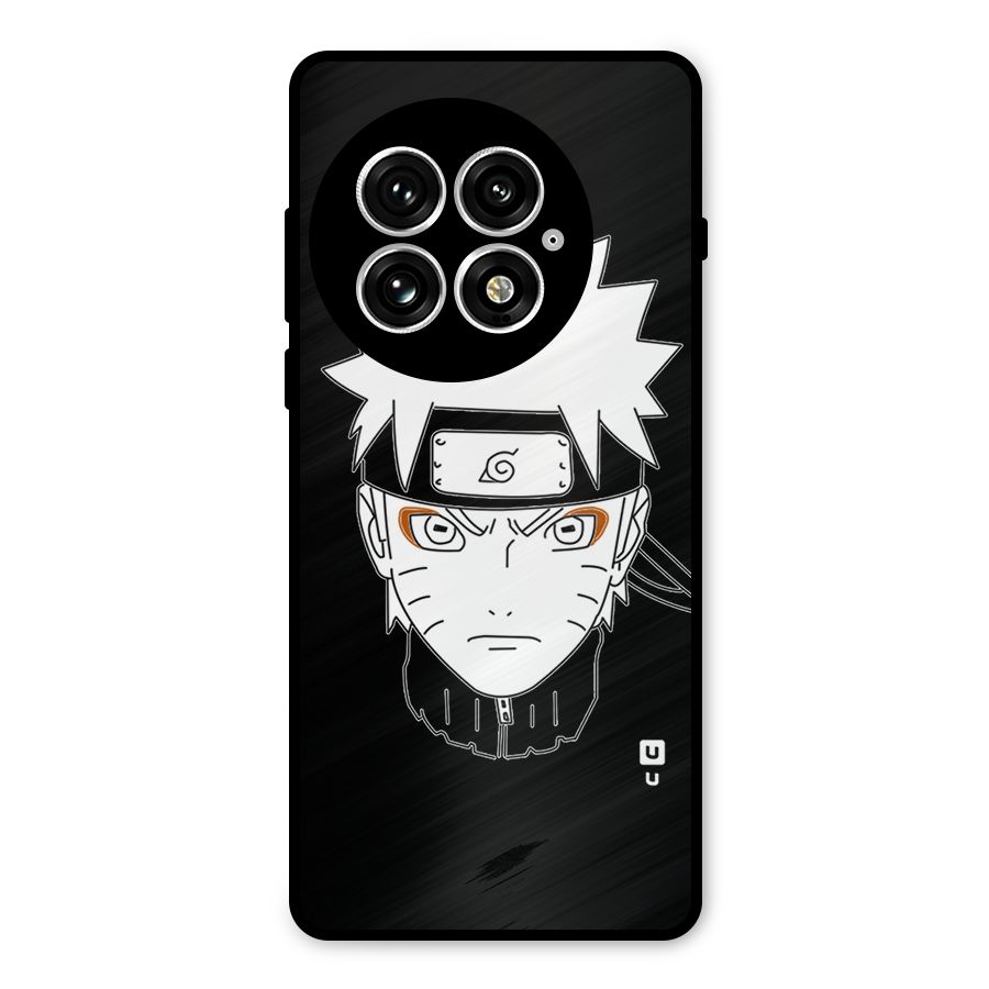 Naruto Black and White Art Metal Back Case for OnePlus 13