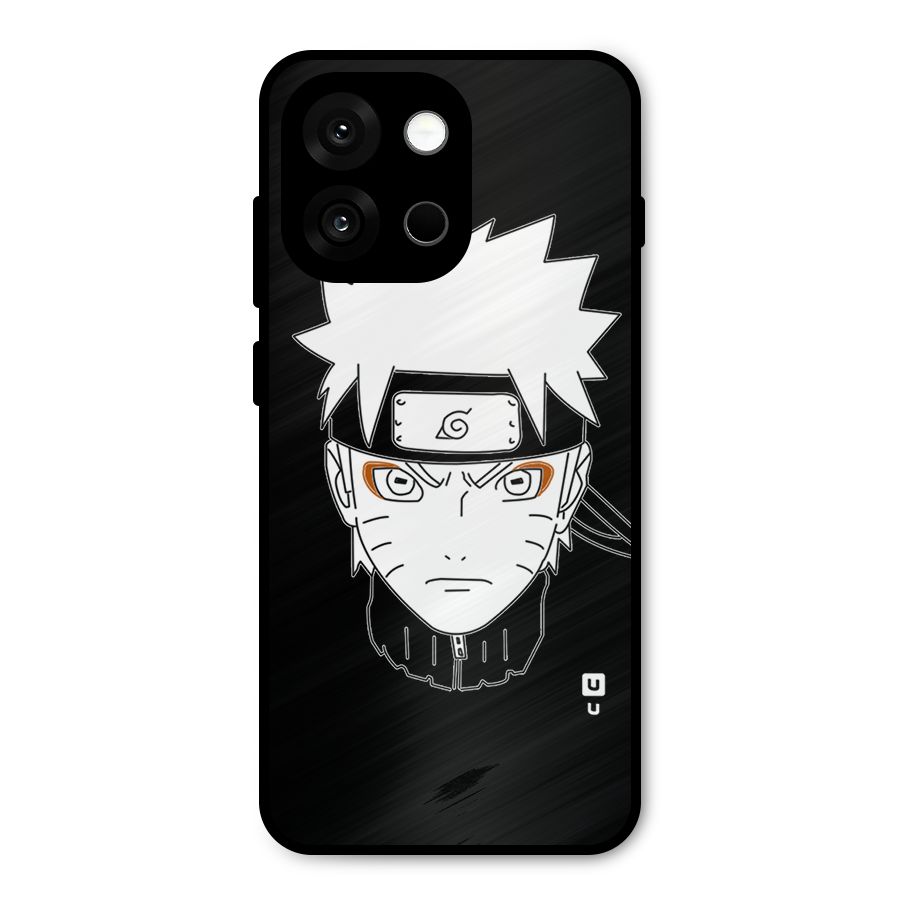 Naruto Black and White Art Metal Back Case for OnePlus 13s