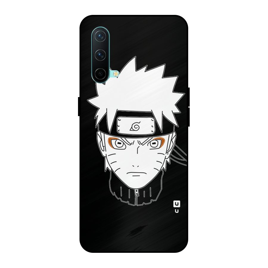Naruto Black and White Art Metal Back Case for OnePlus Nord CE 5G