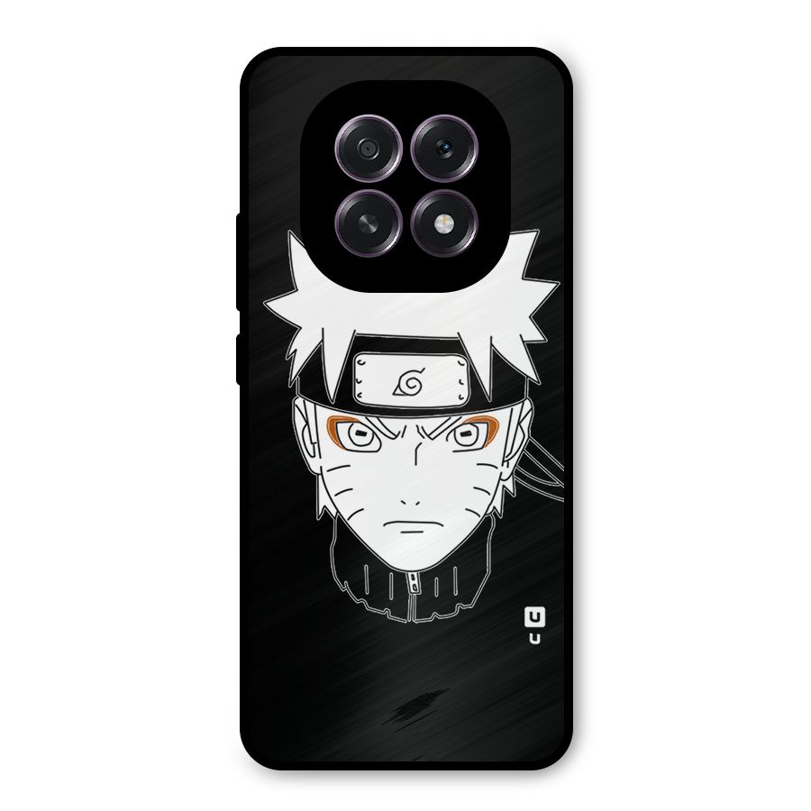Naruto Black and White Art Metal Back Case for Oppo F29