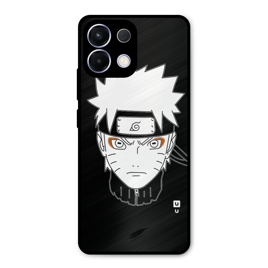 Naruto Black and White Art Metal Back Case for Oppo K13