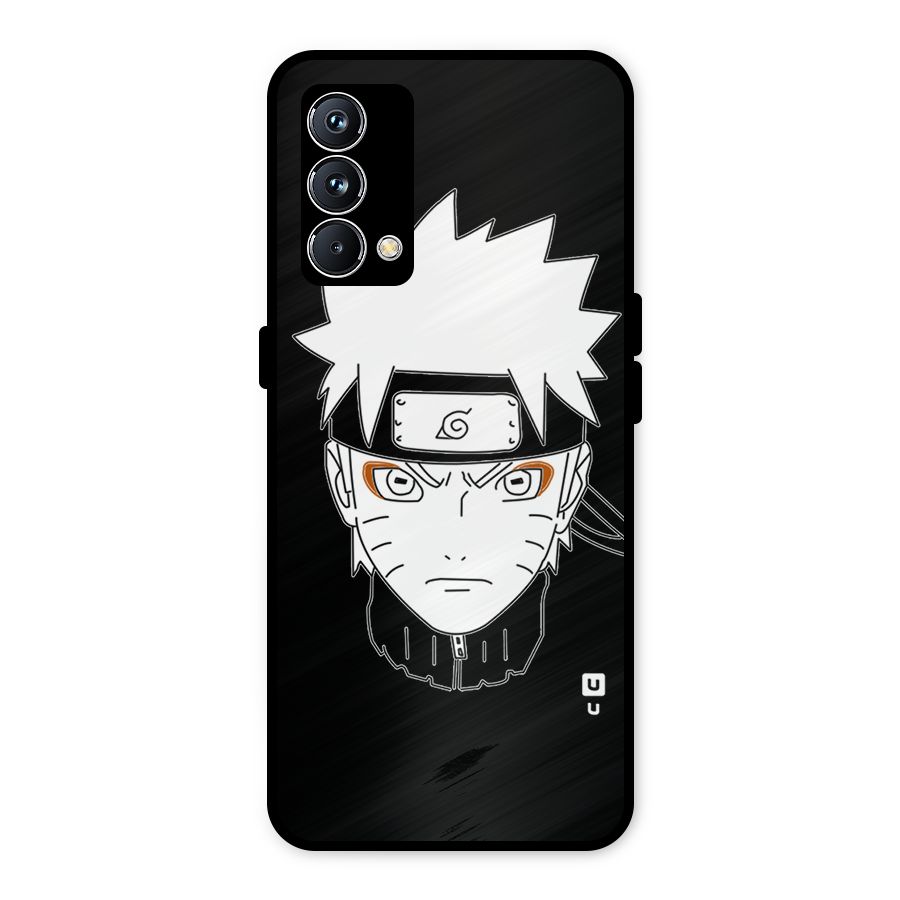 Naruto Black and White Art Metal Back Case for Realme GT Master Edition