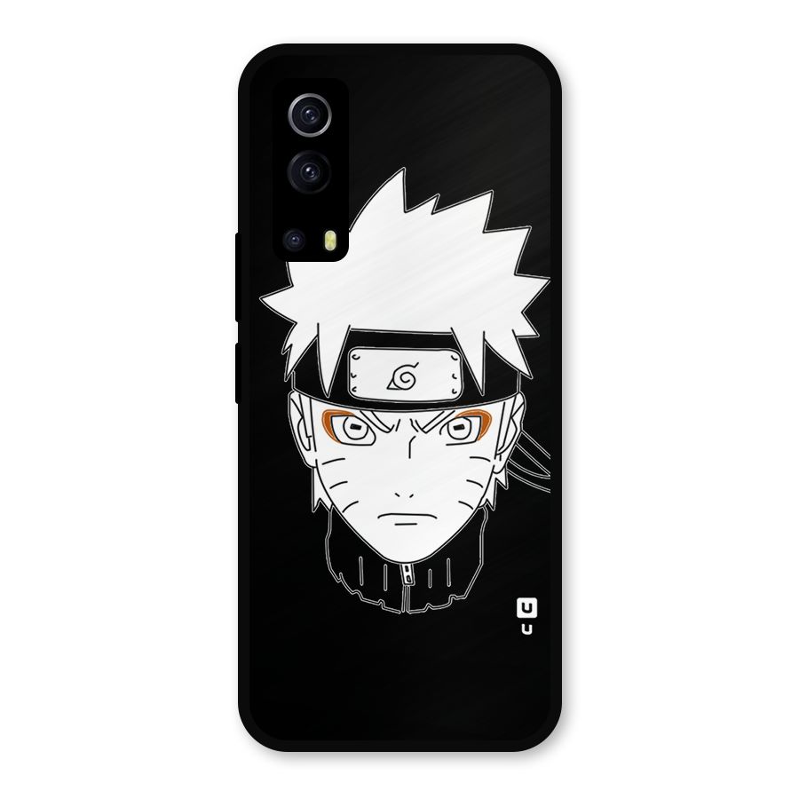 Naruto Black and White Art Metal Back Case for iQOO Z3