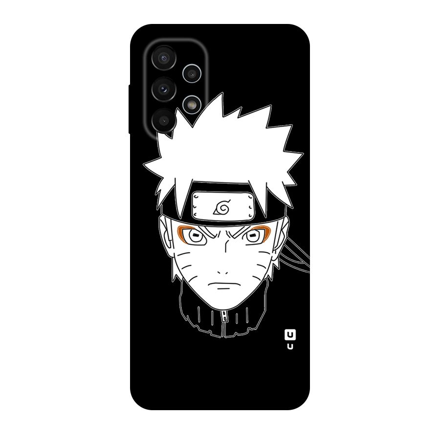 Naruto Black and White Art Original Polycarbonate Back Case for Galaxy A23