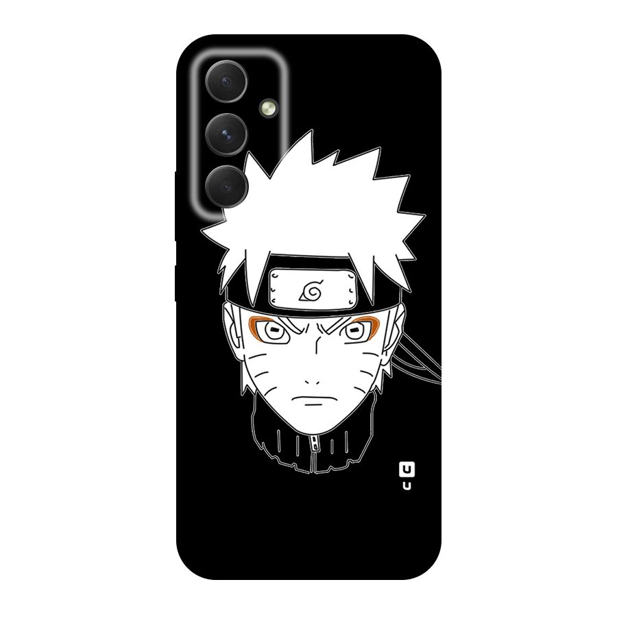 Naruto Black and White Art Original Polycarbonate Back Case for Galaxy A54