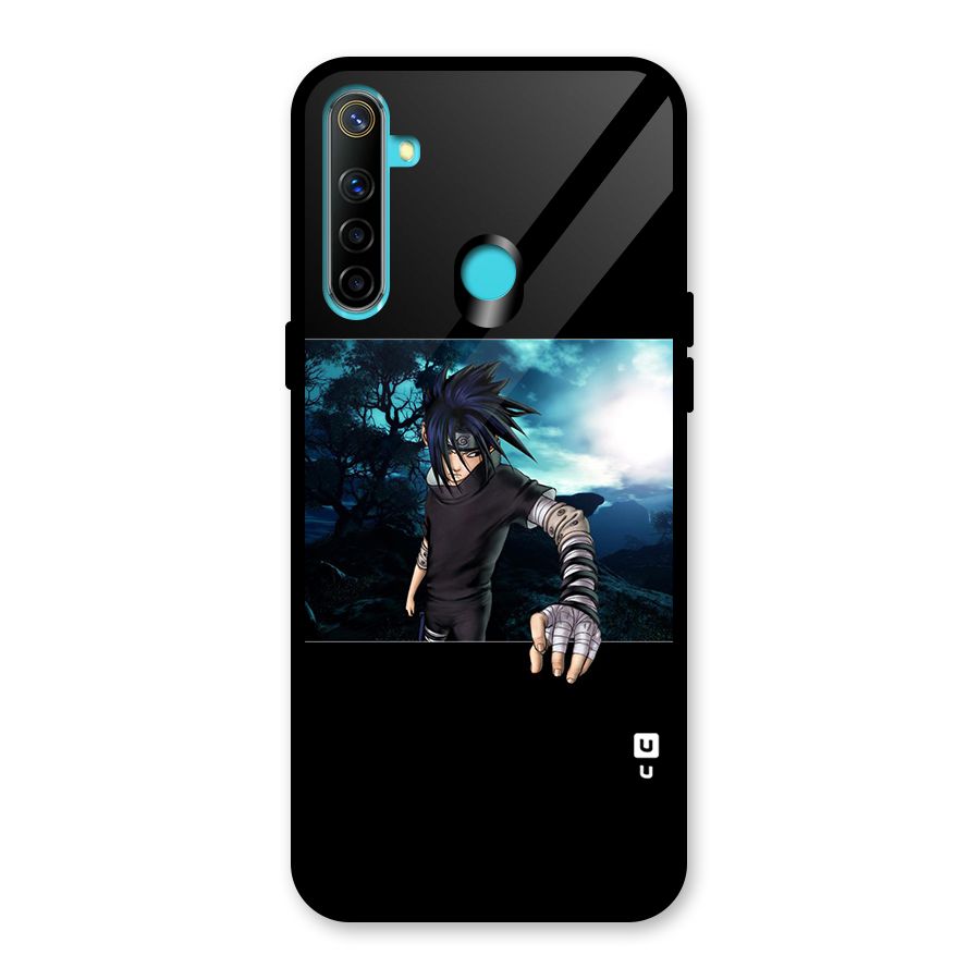 Naruto Cool Anime Night Glass Back Case for Realme 5