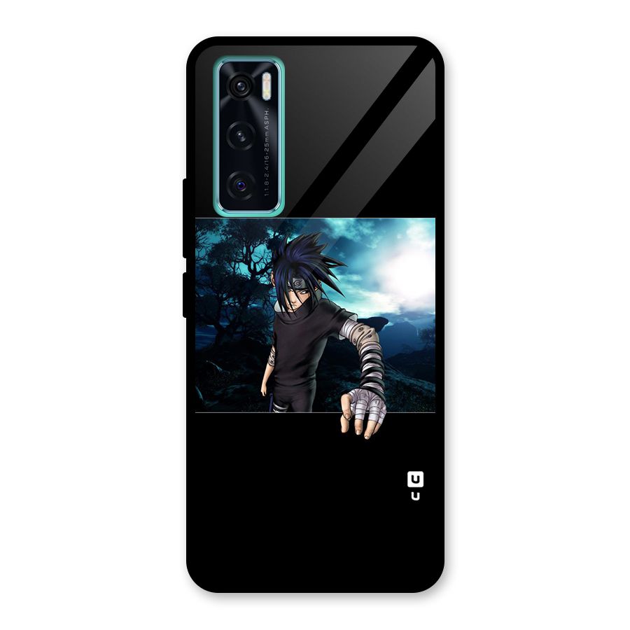 Naruto Cool Anime Night Glass Back Case for Vivo V20 SE
