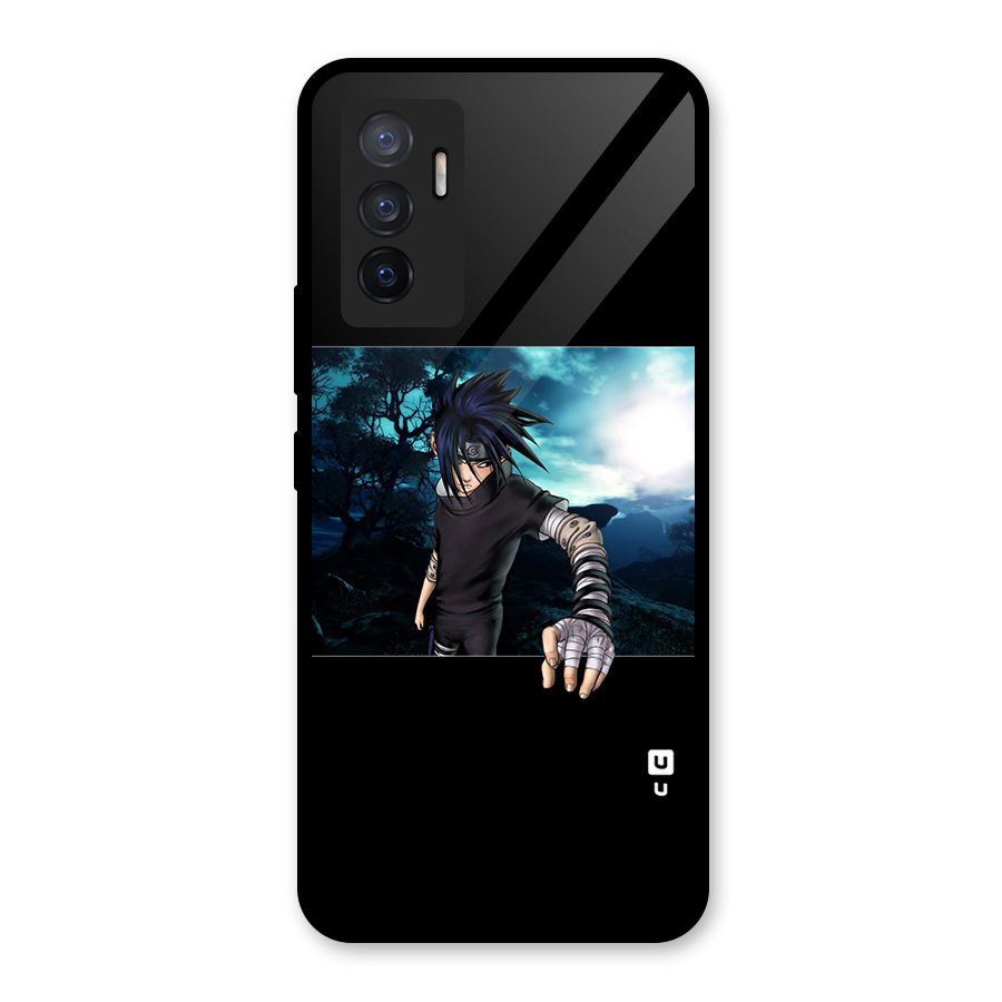 Naruto Cool Anime Night Glass Back Case for Vivo V23e