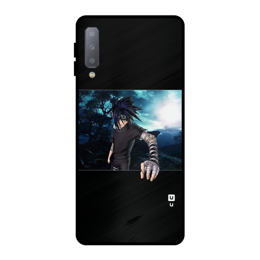 Naruto Cool Anime Night Metal Back Case for Galaxy A7 (2018)