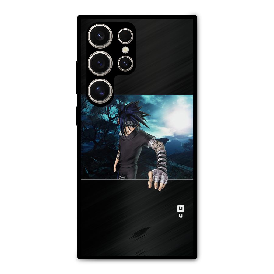 Naruto Cool Anime Night Metal Back Case for Galaxy S24 Ultra