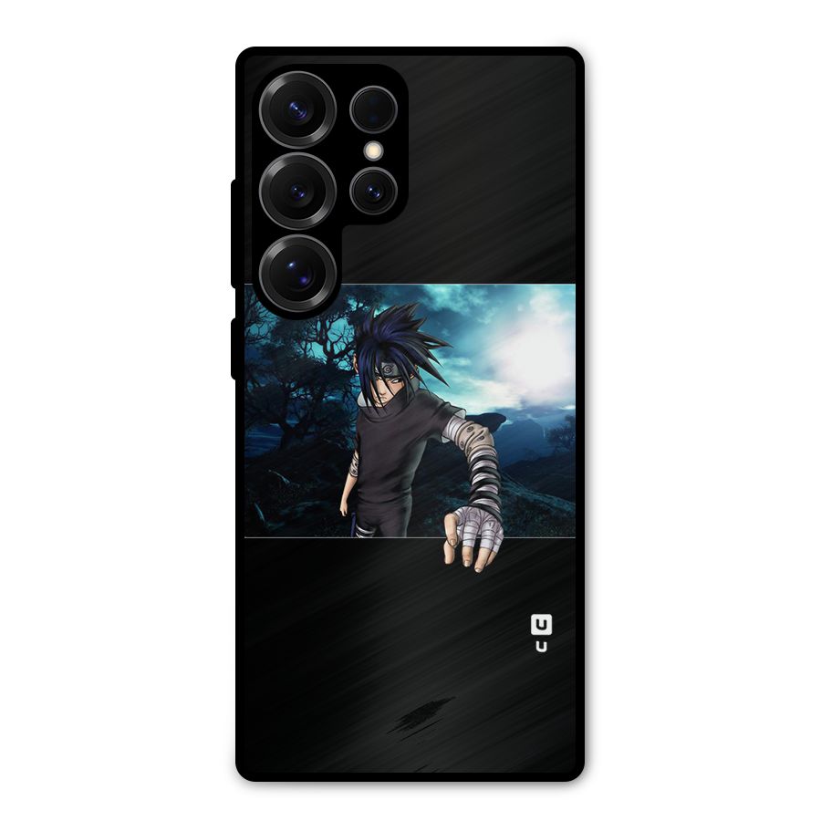 Naruto Cool Anime Night Metal Back Case for Galaxy S25 Ultra