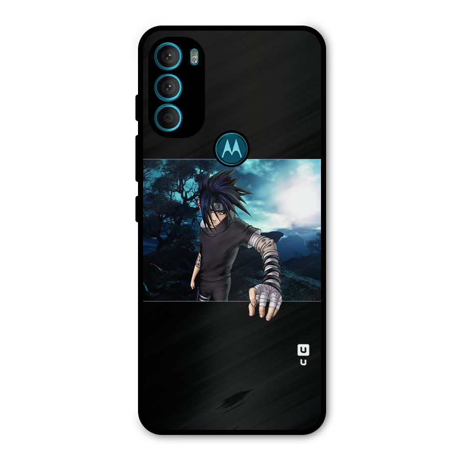 Naruto Cool Anime Night Metal Back Case for Moto G71 5G