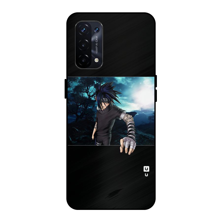 Naruto Cool Anime Night Metal Back Case for Oppo A74 5G