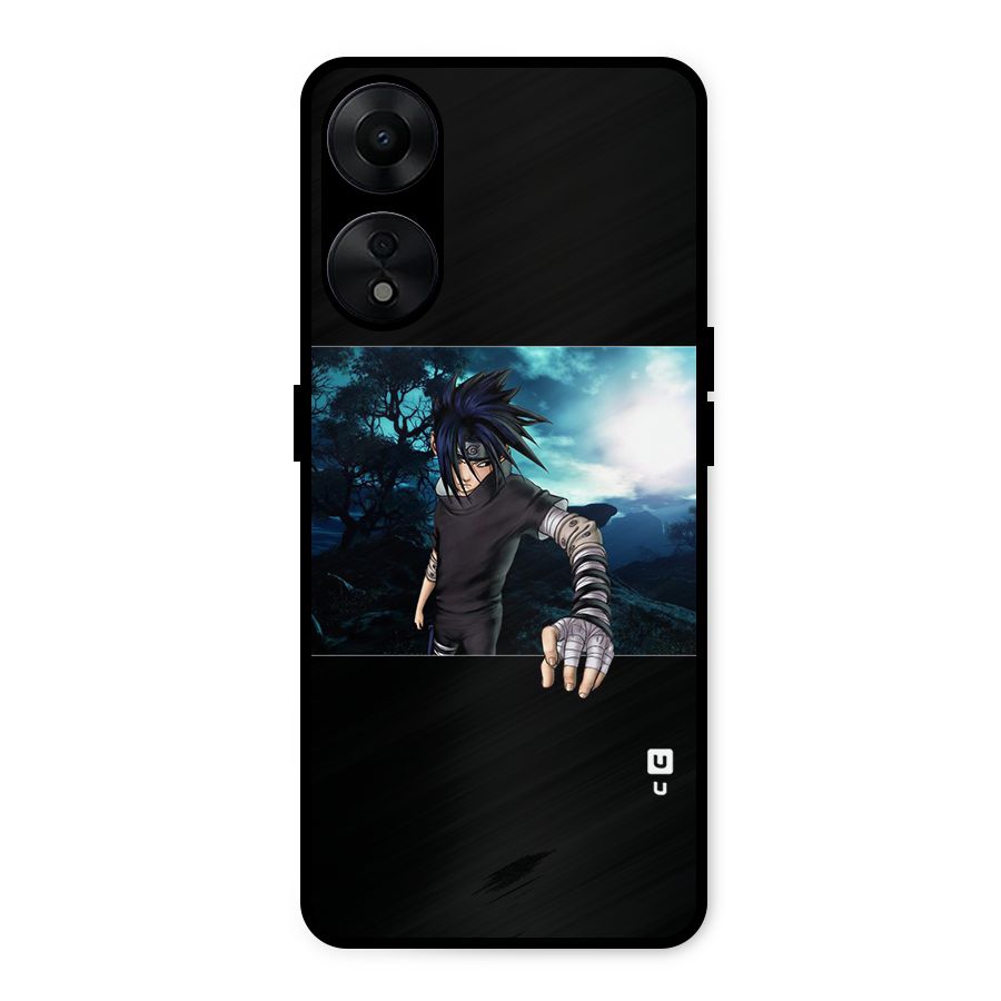 Naruto Cool Anime Night Metal Back Case for Oppo A78 5G