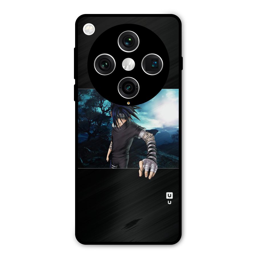Naruto Cool Anime Night Metal Back Case for Oppo Find X8 Pro