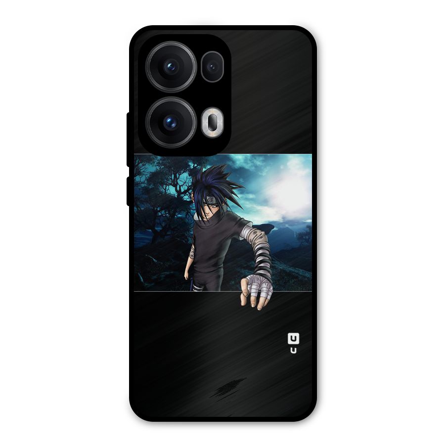 Naruto Cool Anime Night Metal Back Case for Oppo Reno13 Pro