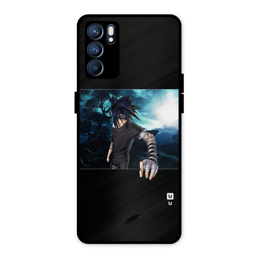 Naruto Cool Anime Night Metal Back Case for Oppo Reno6 5G
