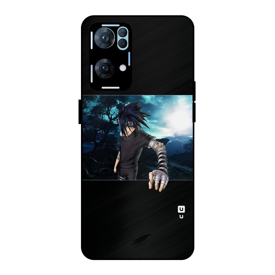 Naruto Cool Anime Night Metal Back Case for Oppo Reno7 Pro 5G