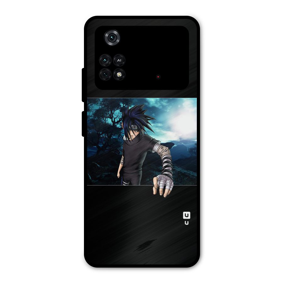 Naruto Cool Anime Night Metal Back Case for Poco M4 Pro 4G