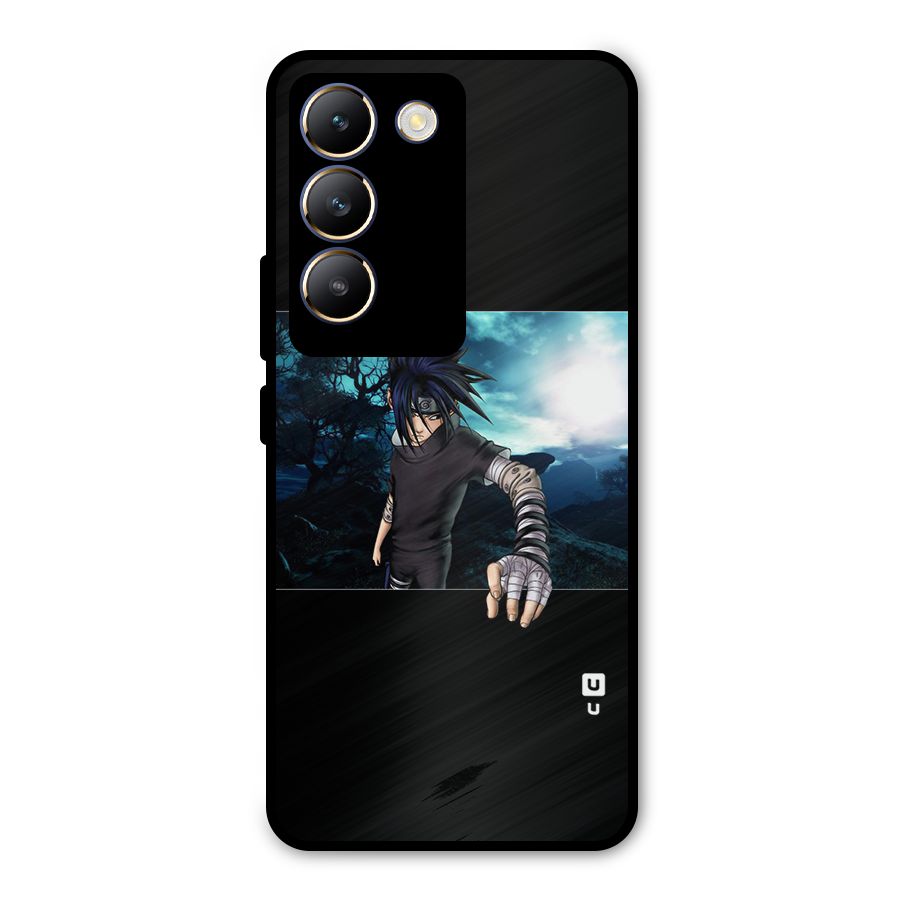 Naruto Cool Anime Night Metal Back Case for Vivo T3 5G
