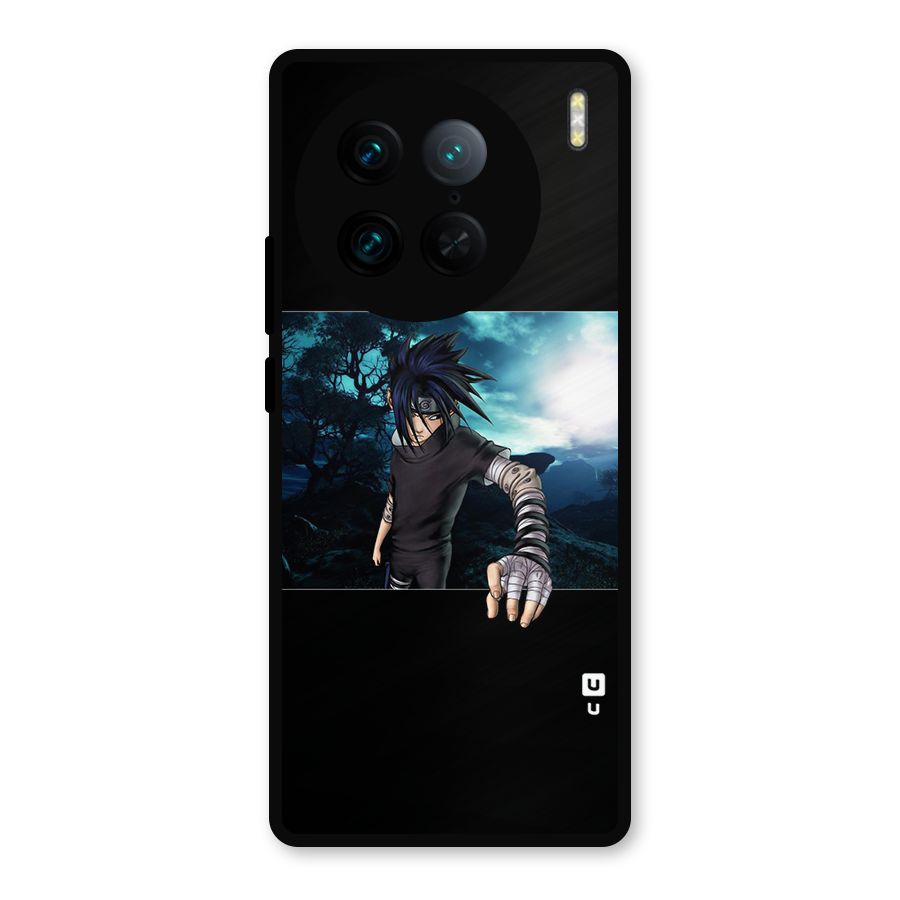 Naruto Cool Anime Night Metal Back Case for Vivo X90 Pro