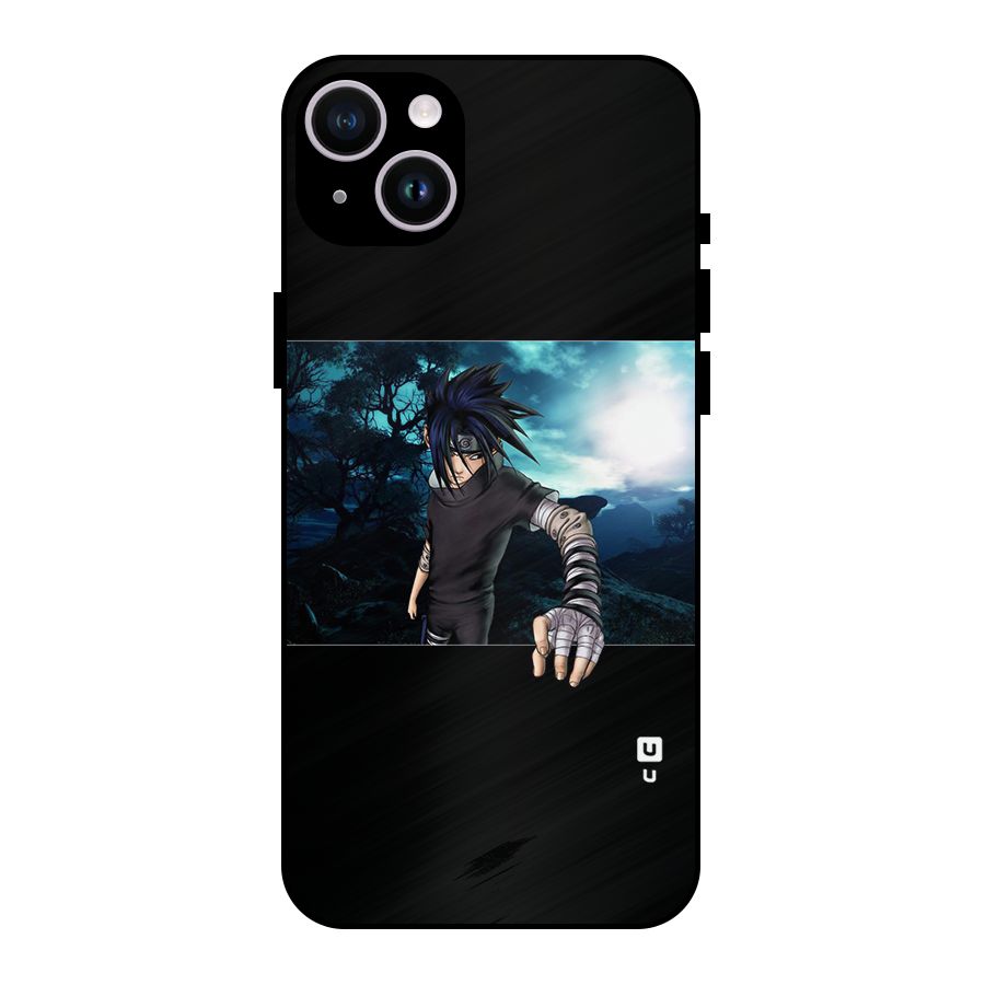 Naruto Cool Anime Night Metal Back Case for iPhone 14 Plus