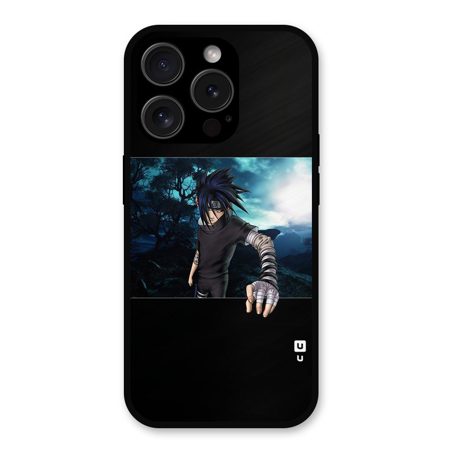 Naruto Cool Anime Night Metal Back Case for iPhone 15 Pro