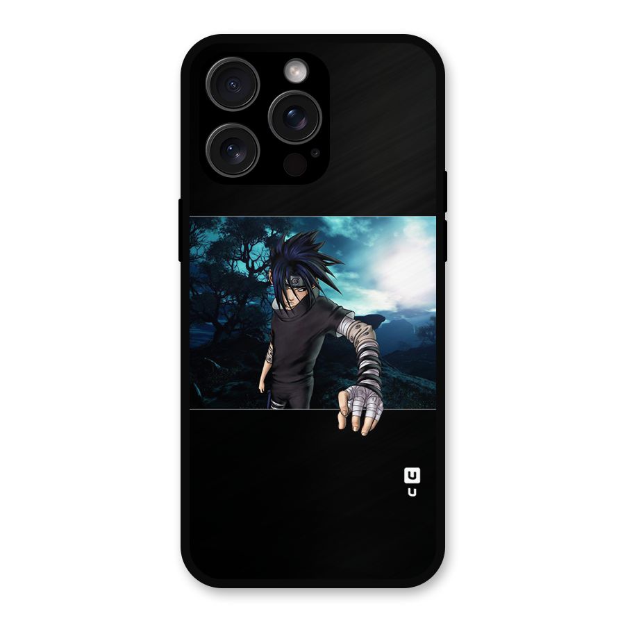 Naruto Cool Anime Night Metal Back Case for iPhone 15 Pro Max