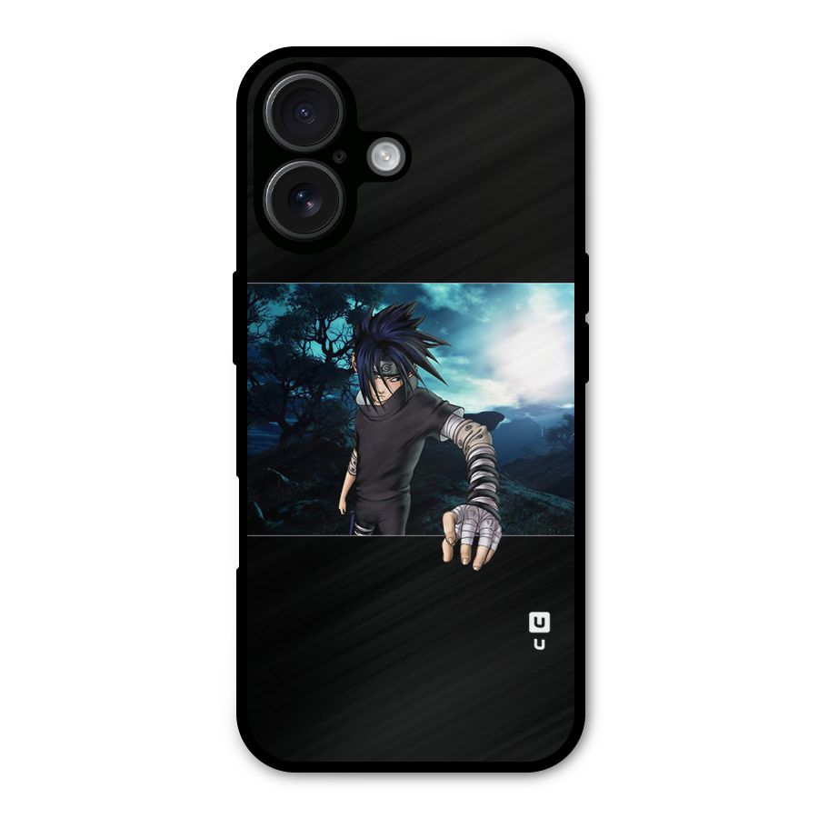 Naruto Cool Anime Night Metal Back Case for iPhone 16