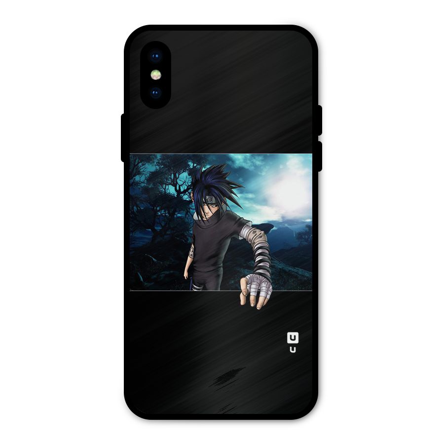 Naruto Cool Anime Night Metal Back Case for iPhone XS