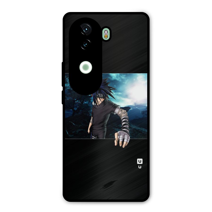 Naruto Cool Anime Night Metal Back Case for iQOO Z9s
