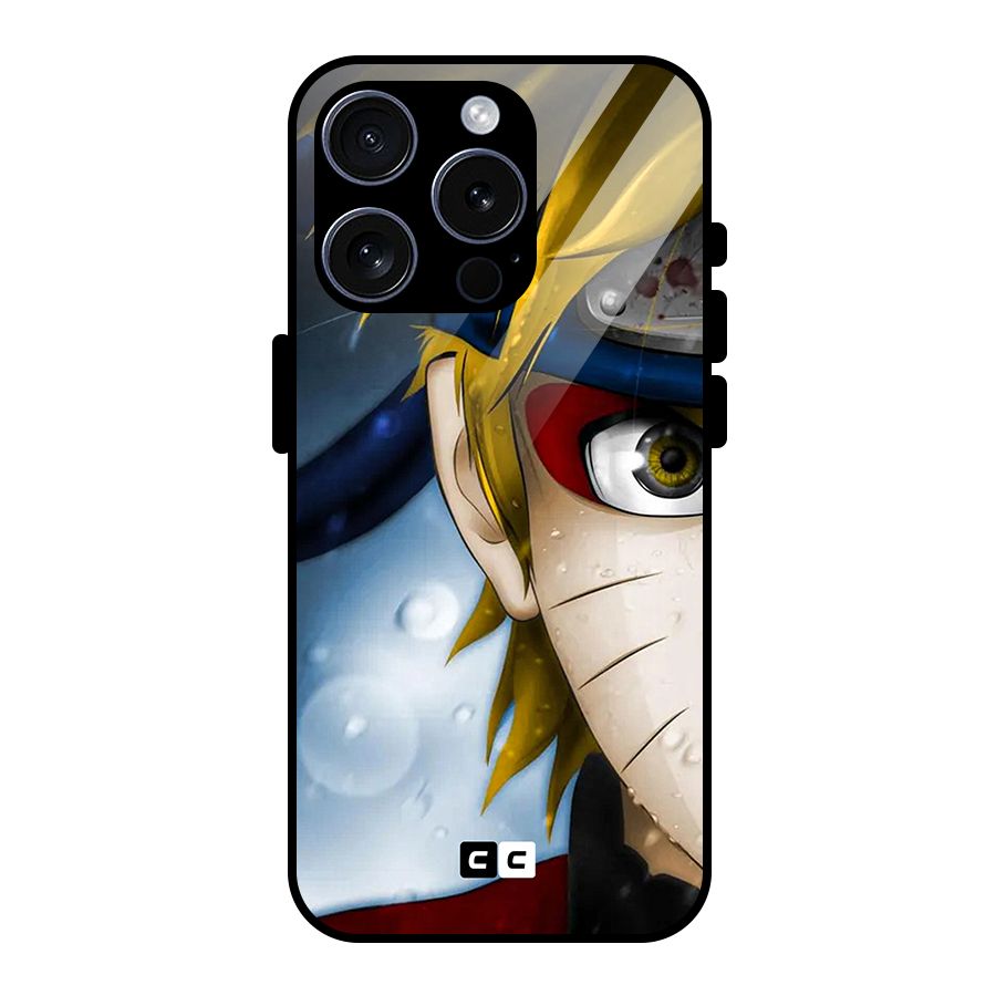 Naruto Facing Glass Back Case for iPhone 15 Pro