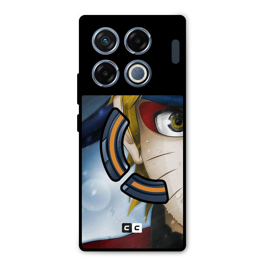 Naruto Facing Metal Back Case for Infinix GT 20 Pro
