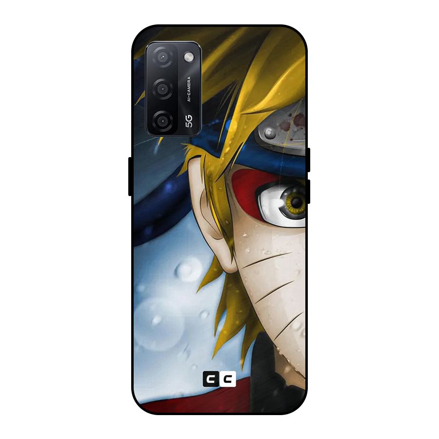 Naruto Facing Metal Back Case for Oppo A53s 5G